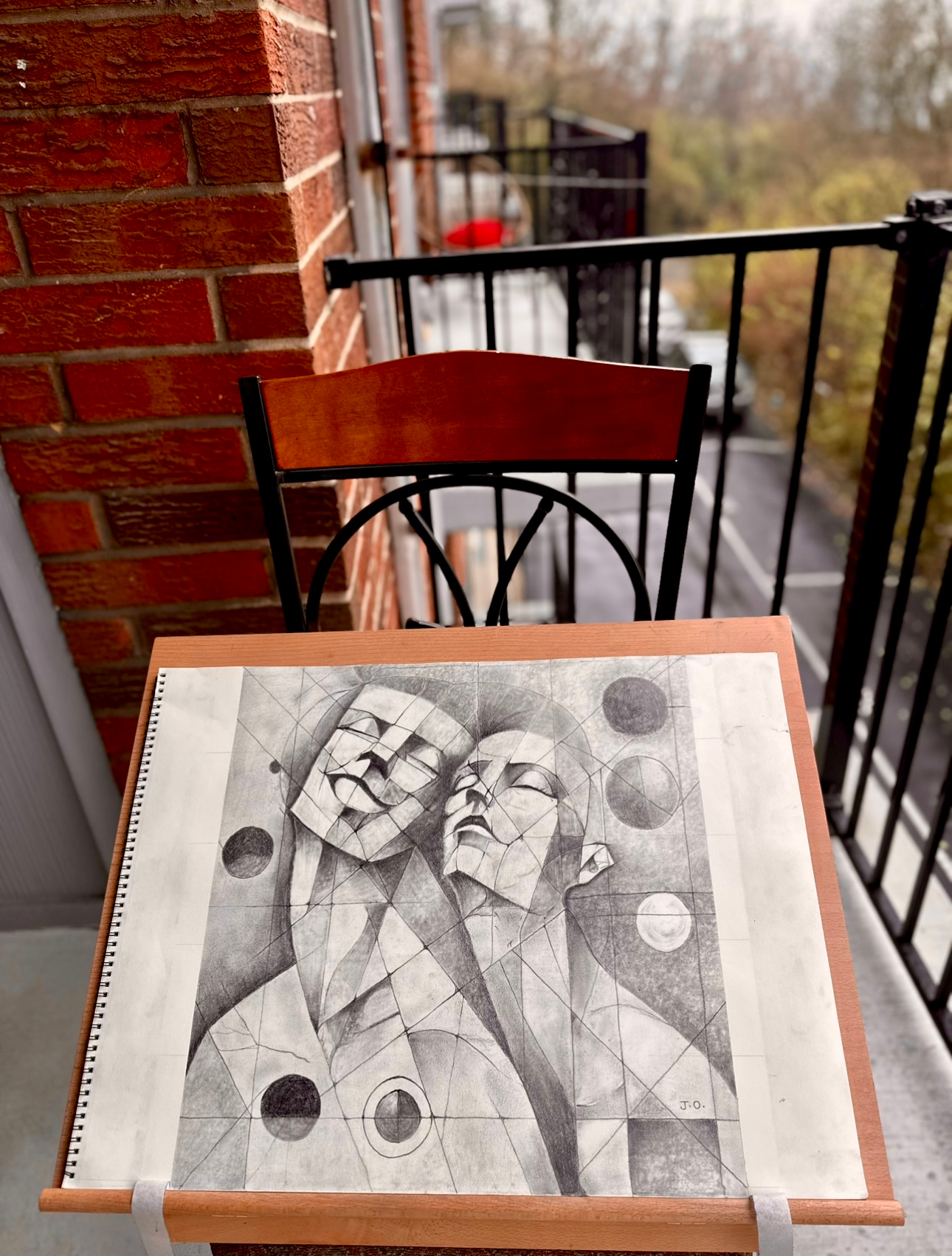 Geometric fragmented faces